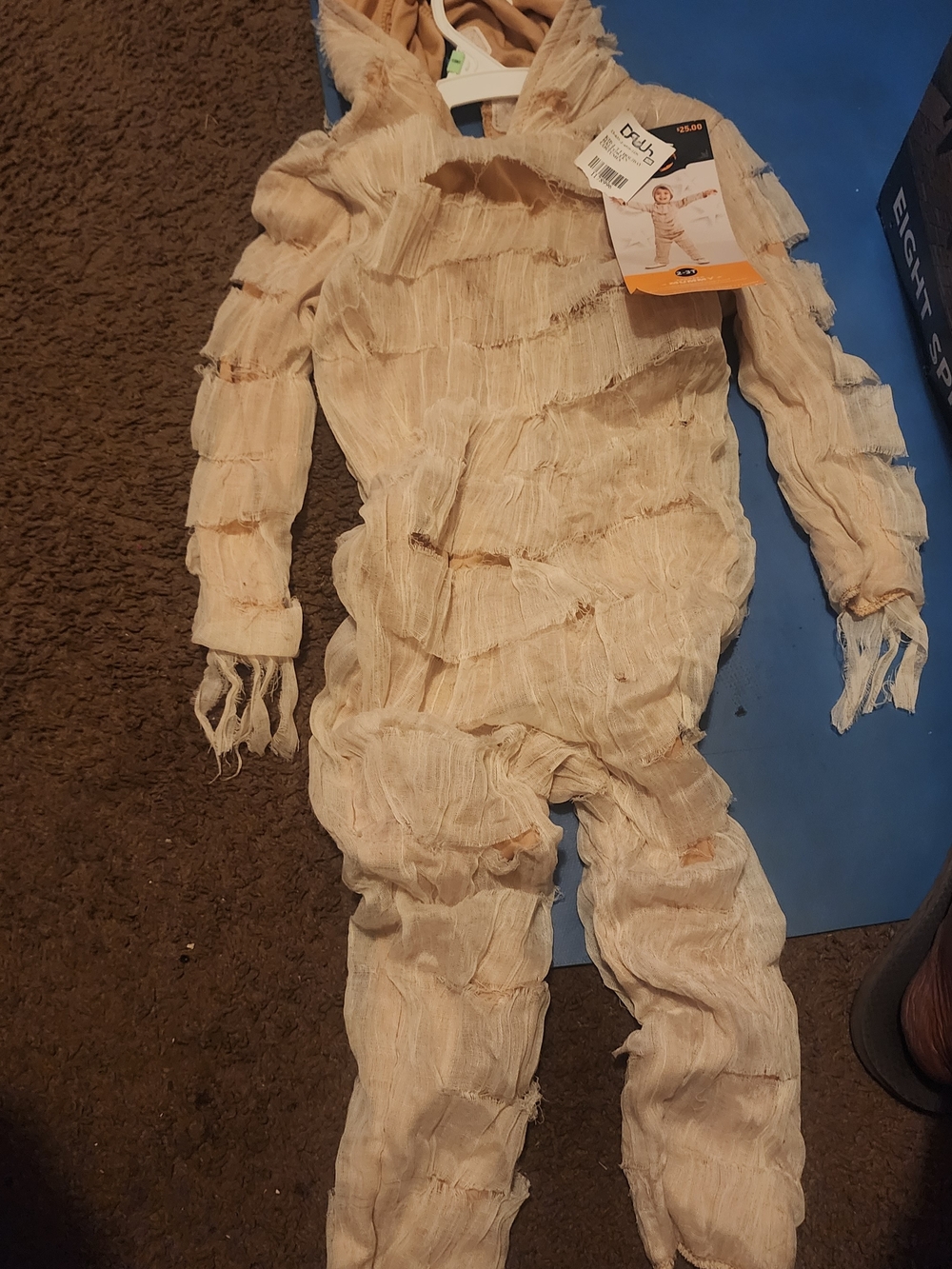 Target Cream Distressed Mummy Kids Costume
